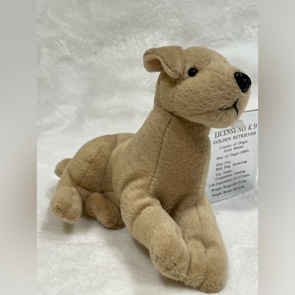 1997 STUFFINS Inc. 4pcs Dog Plush Labrador/Bulldog/Jack Russel/Golden Retriever - Picture 8 of 16